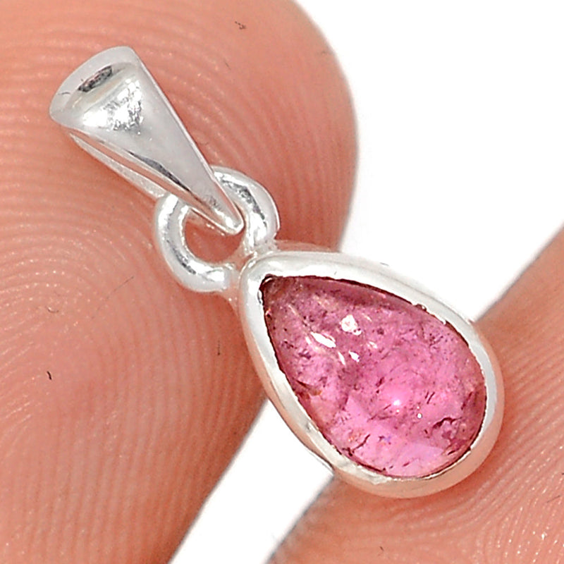 0.7" Tourmaline Cabochon Pendants - TUCP268