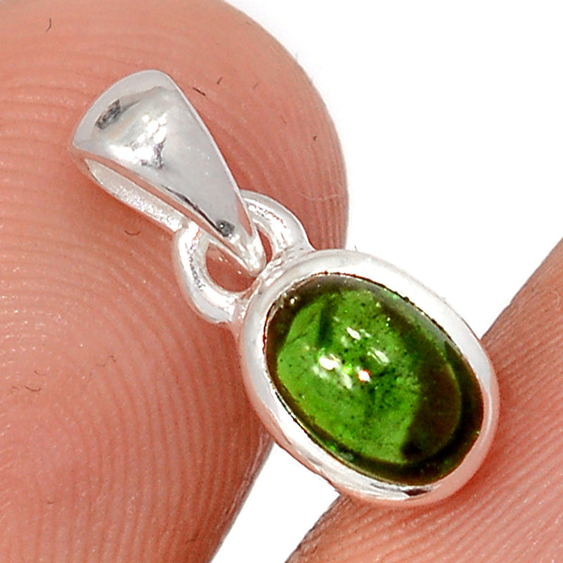 0.6" Tourmaline Cabochon Pendants - TUCP271
