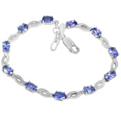 4*6 MM Oval - Tanzanite Faceted Bracelets - TZB1017