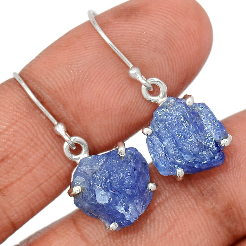 1.1" Claw - Tanzanite Rough Earrings - TZRE442