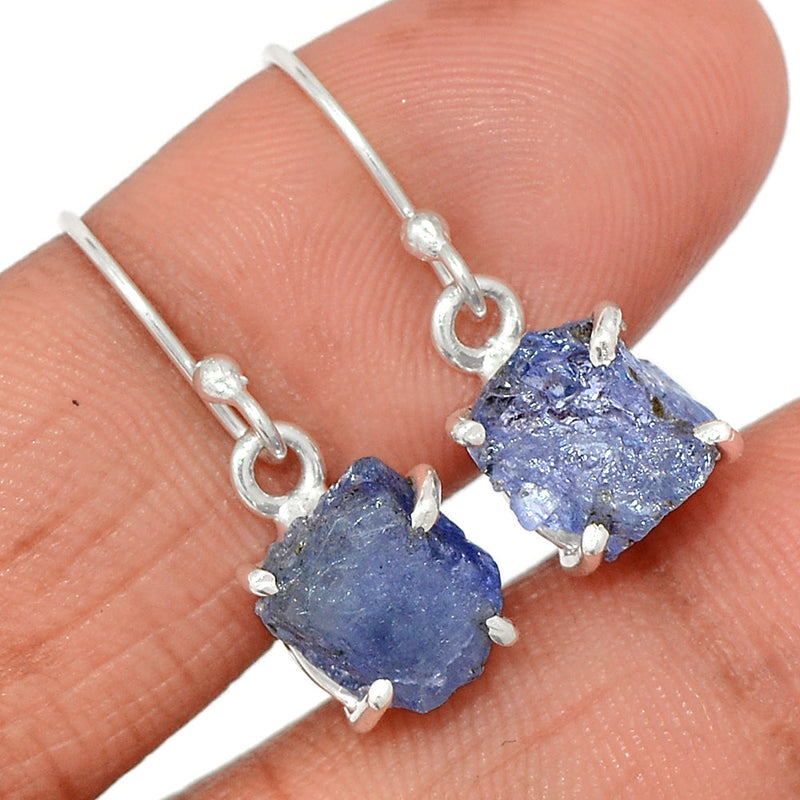 1" Claw - Tanzanite Rough Earrings - TZRE444