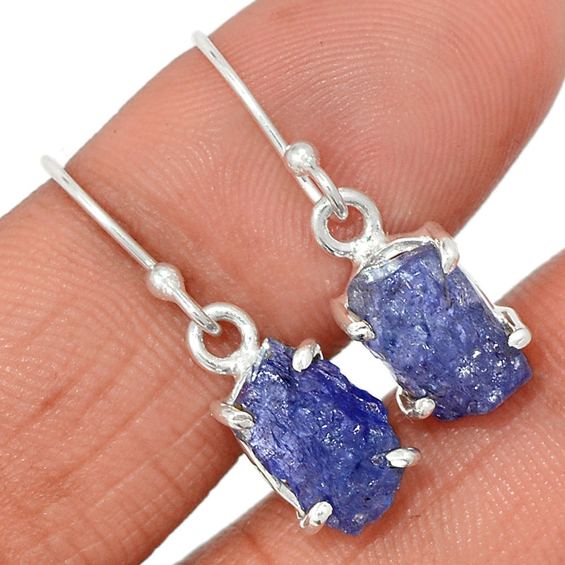 1" Claw - Tanzanite Rough Earrings - TZRE446