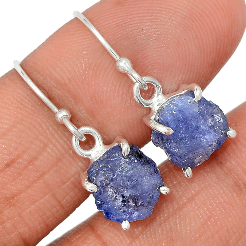 1" Claw - Tanzanite Rough Earrings - TZRE447