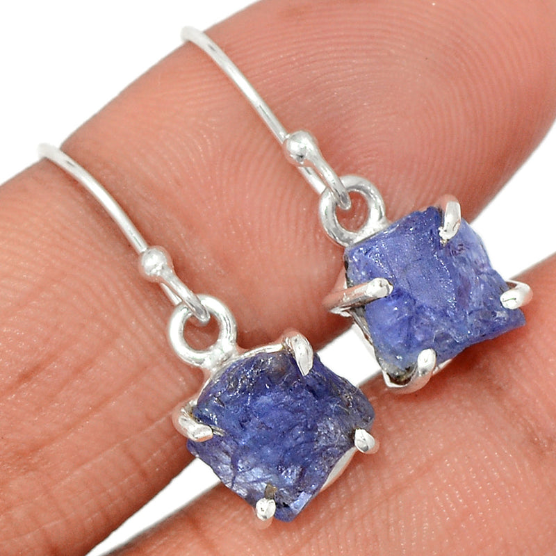 1" Claw - Tanzanite Rough Earrings - TZRE448