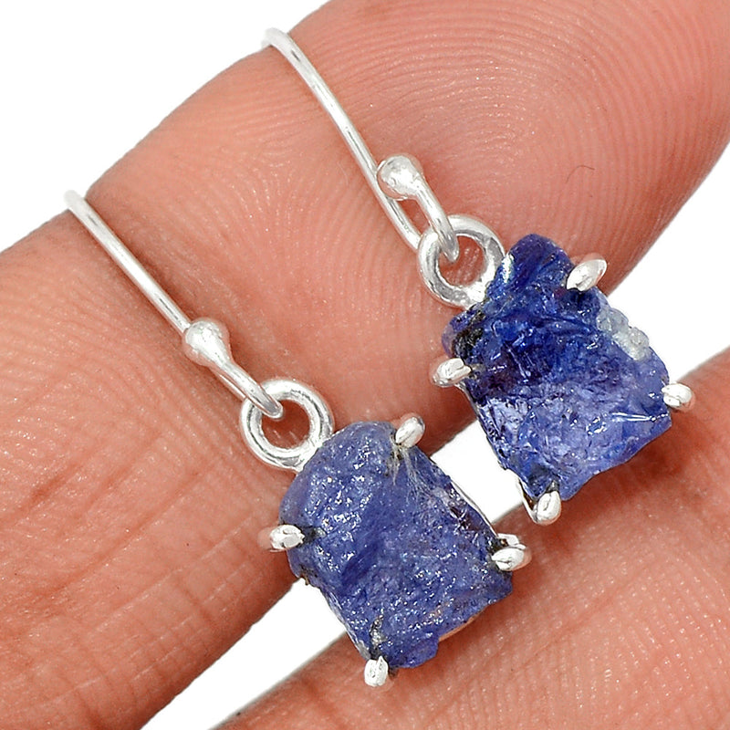 1" Claw - Tanzanite Rough Earrings - TZRE453