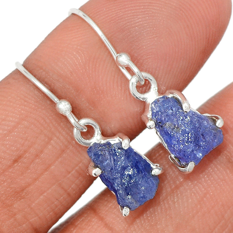 1" Claw - Tanzanite Rough Earrings - TZRE456