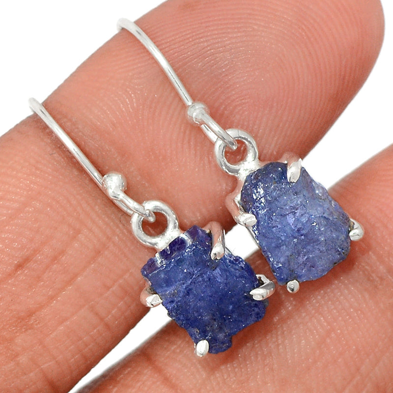 1" Claw - Tanzanite Rough Earrings - TZRE457