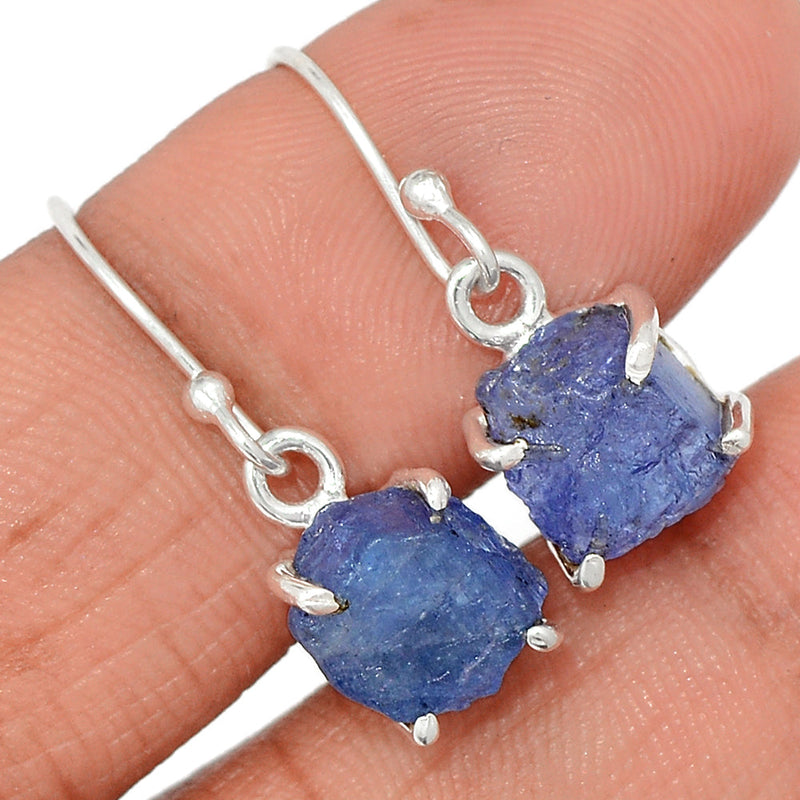 1" Claw - Tanzanite Rough Earrings - TZRE458