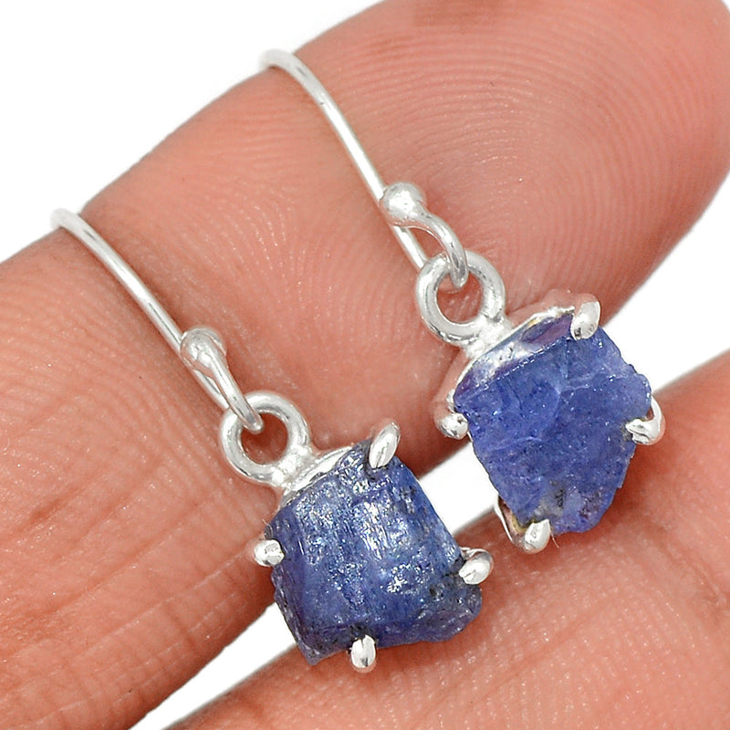 1" Claw - Tanzanite Rough Earrings - TZRE462