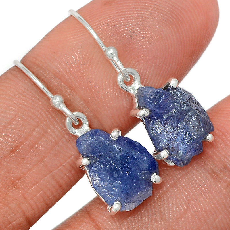 1.1" Claw - Tanzanite Rough Earrings - TZRE469