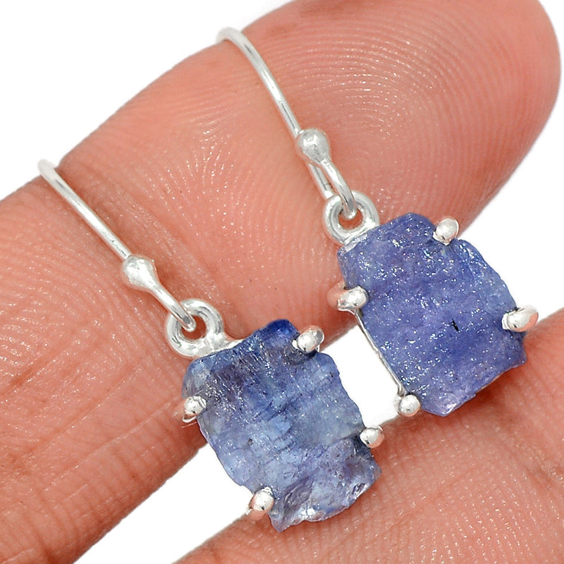 1.1" Claw - Tanzanite Rough Earrings - TZRE470