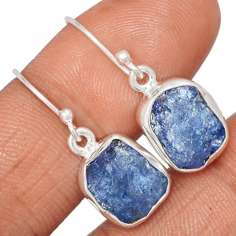 1.2" Tanzanite Rough Earrings - TZRE510