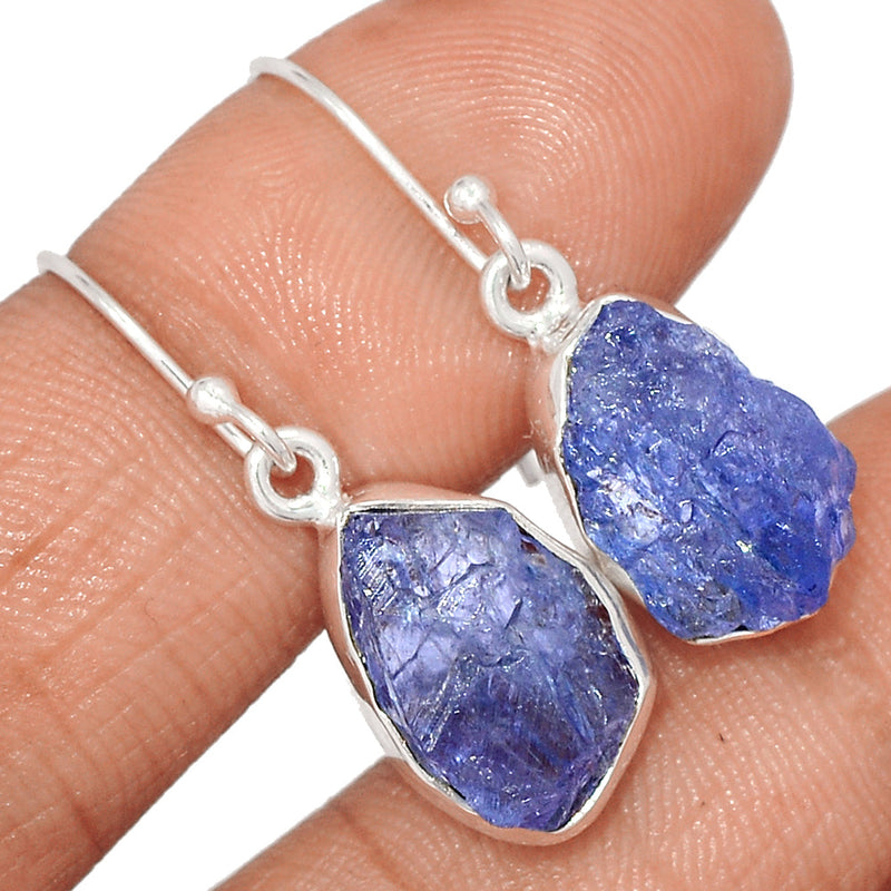 1.2" Tanzanite Rough Earrings - TZRE541