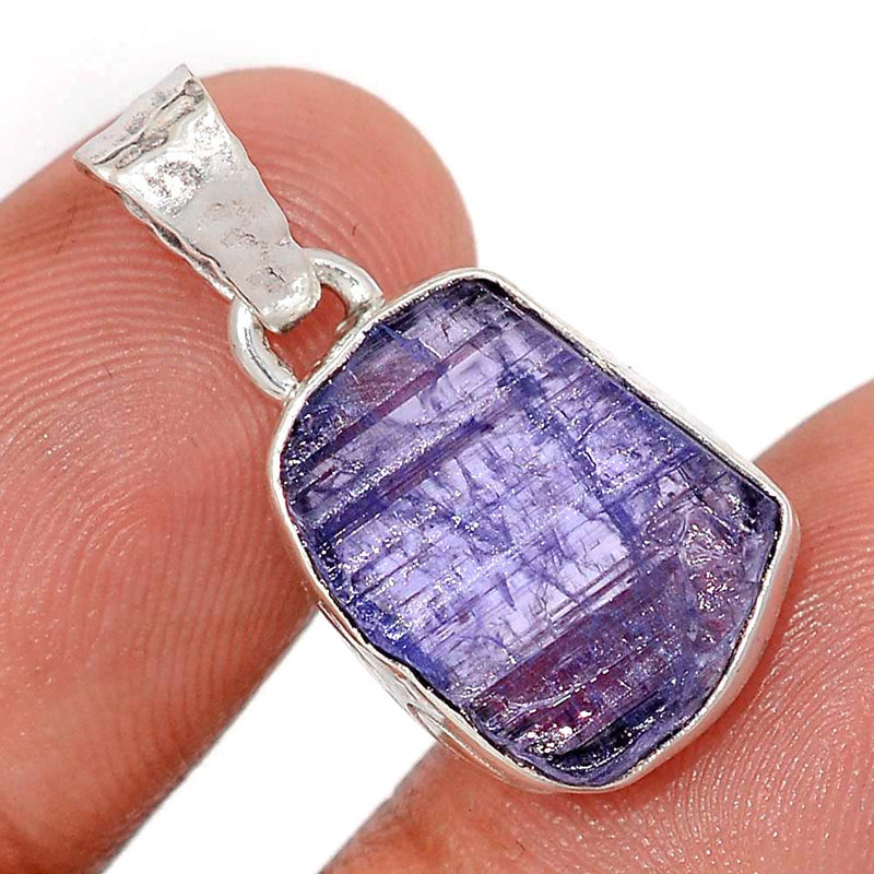 1.1" Tanzanite Rough Pendants - TZRP879