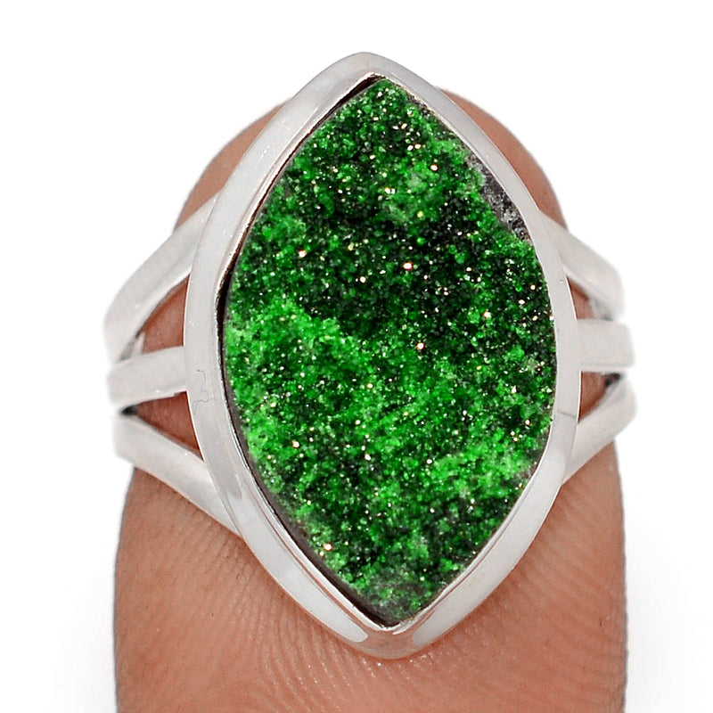 Uvarovite Green Garnet Ring - UGGR252