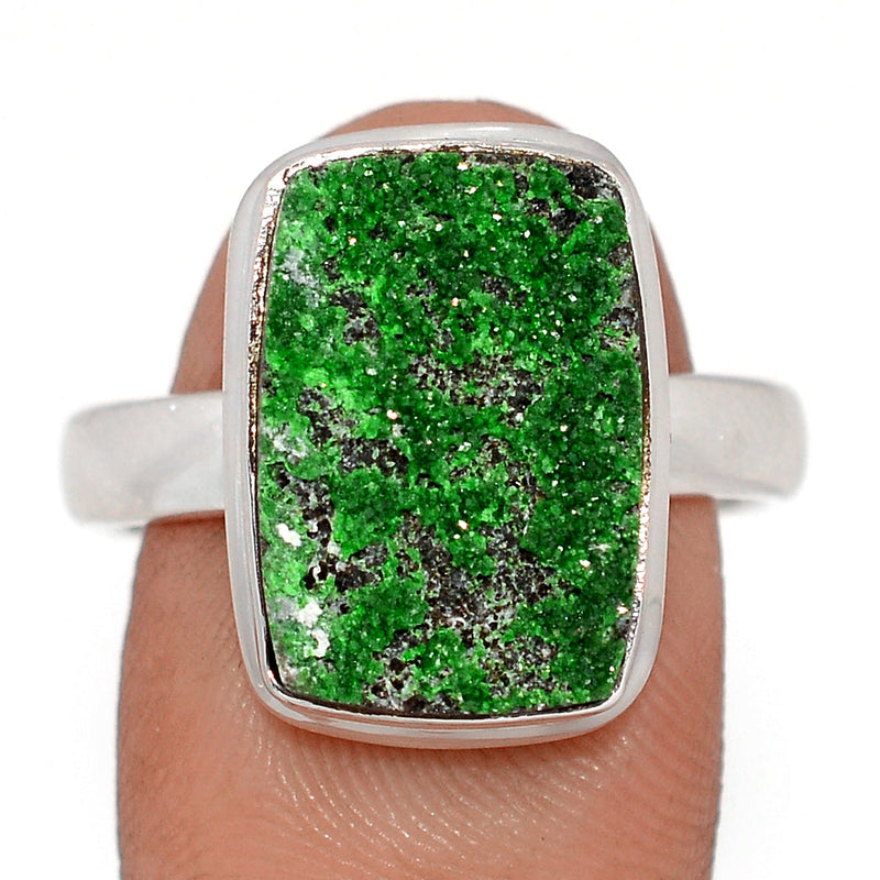 Uvarovite Green Garnet Ring - UGGR255