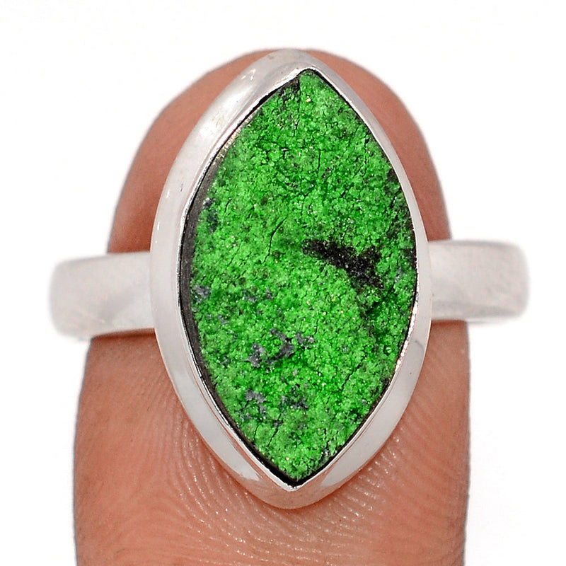 Uvarovite Green Garnet Ring - UGGR257