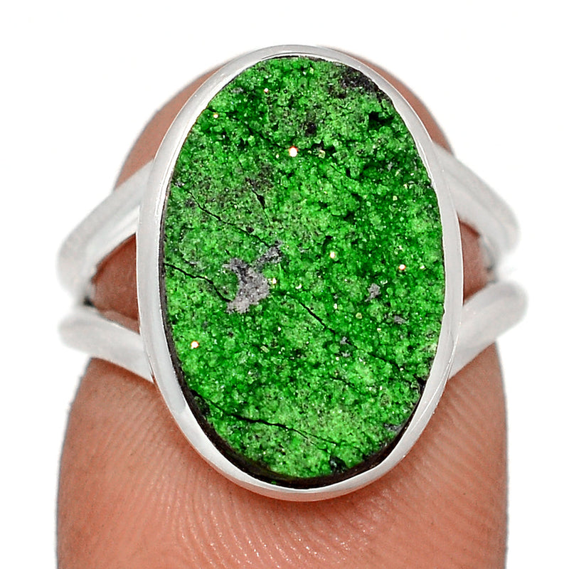 Uvarovite Green Garnet Ring - UGGR278