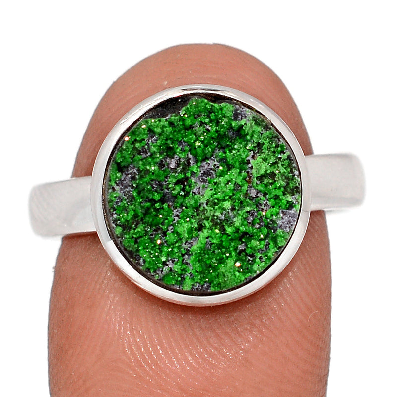 Uvarovite Green Garnet Ring - UGGR284