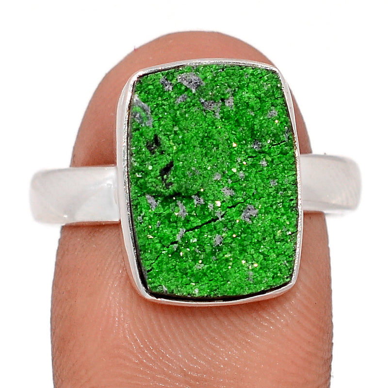 Uvarovite Green Garnet Ring - UGGR289