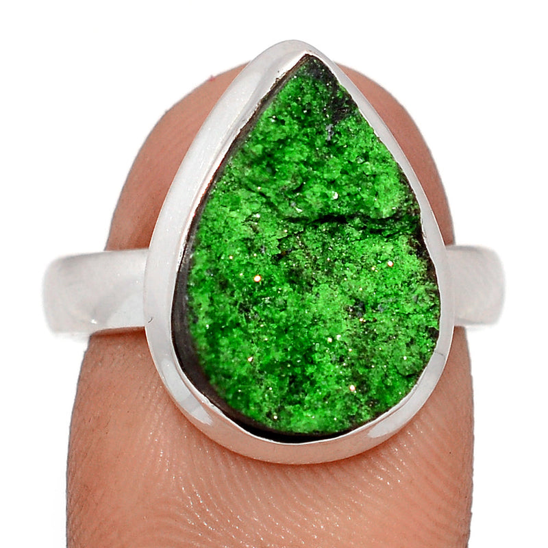 Uvarovite Green Garnet Ring - UGGR294