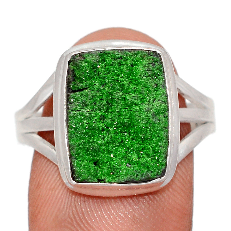 Uvarovite Green Garnet Ring - UGGR306