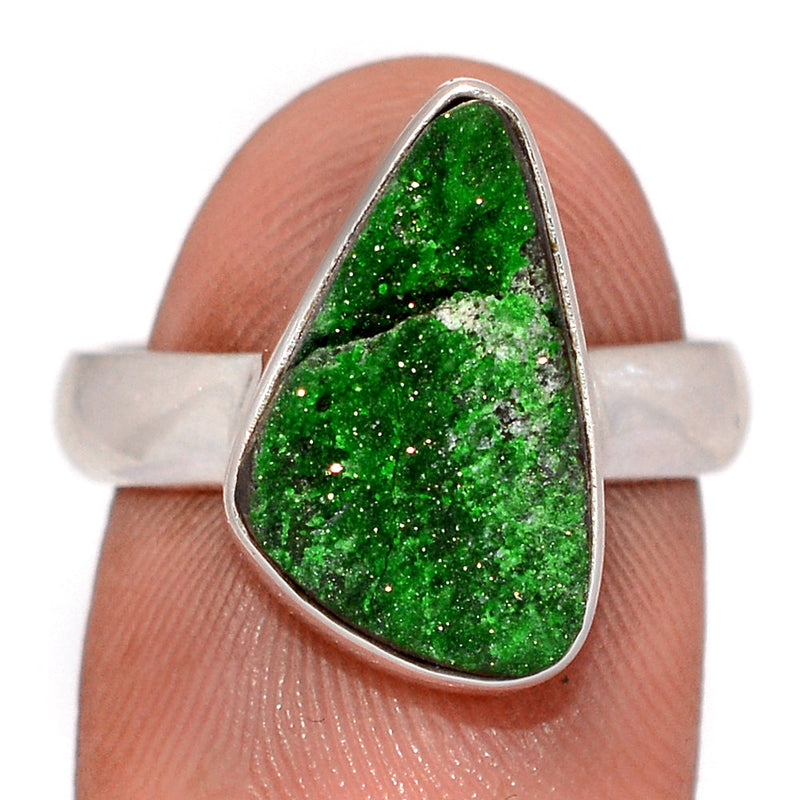 Uvarovite Green Garnet Ring - UGGR308