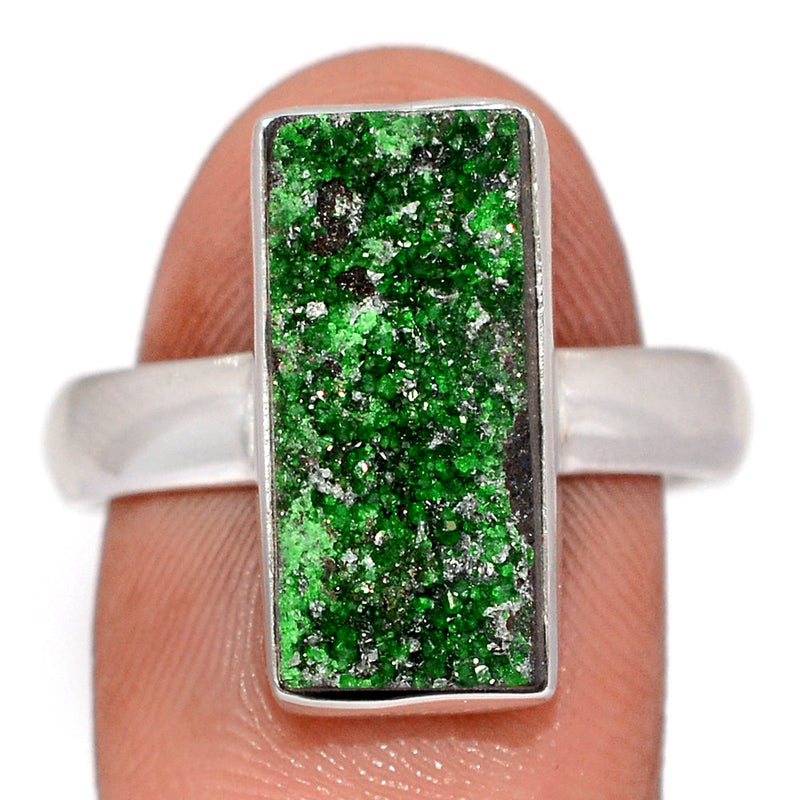 Uvarovite Green Garnet Ring - UGGR310