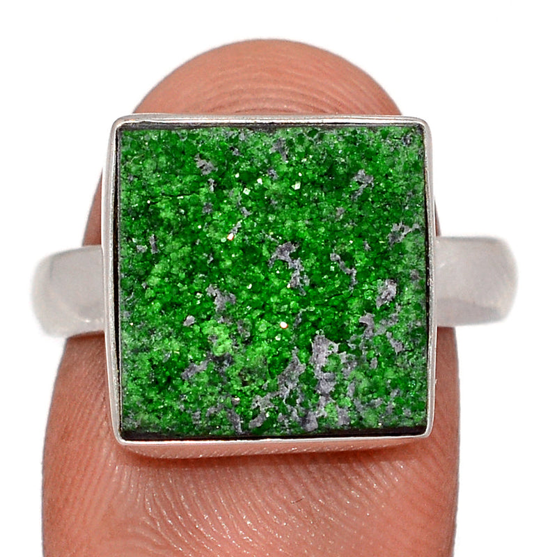 Uvarovite Green Garnet Ring - UGGR315