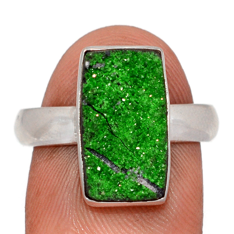 Uvarovite Green Garnet Ring - UGGR317
