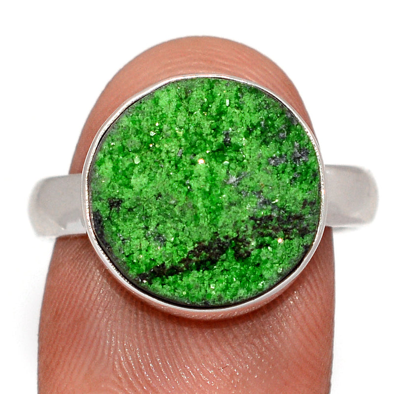 Uvarovite Green Garnet Ring - UGGR318