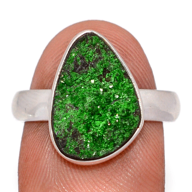 Uvarovite Green Garnet Ring - UGGR321