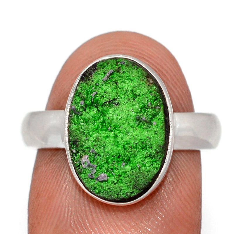 Uvarovite Green Garnet Ring - UGGR322