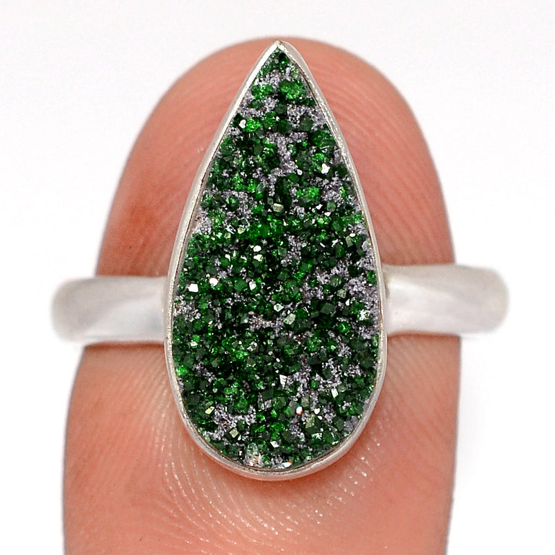 Uvarovite Green Garnet Ring - UGGR325
