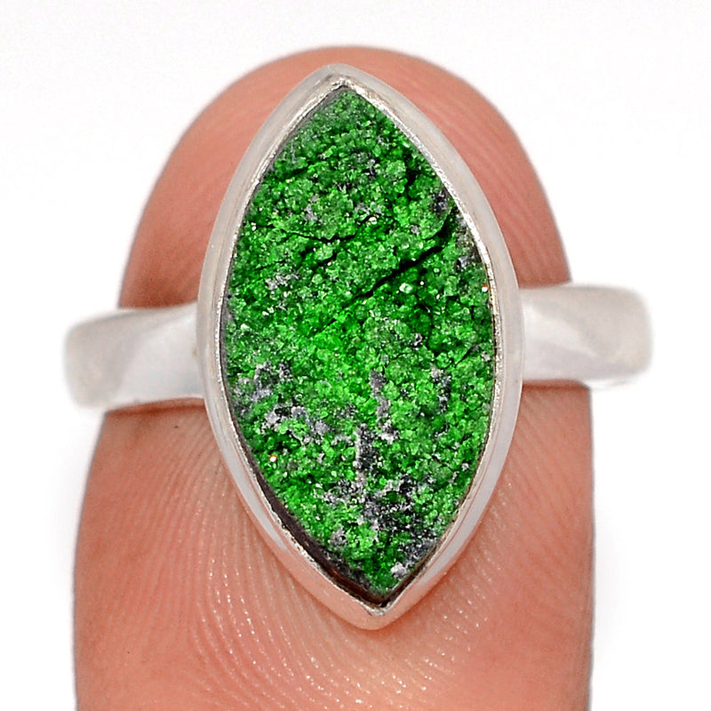 Uvarovite Green Garnet Ring - UGGR327
