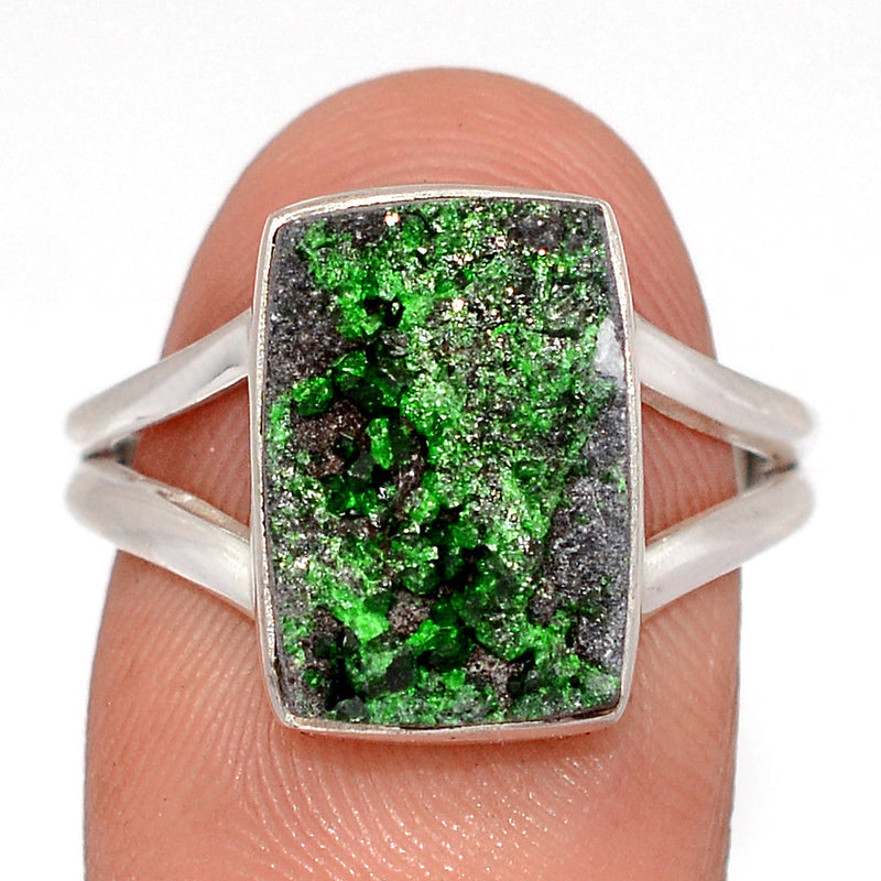 Uvarovite Green Garnet Ring - UGGR329