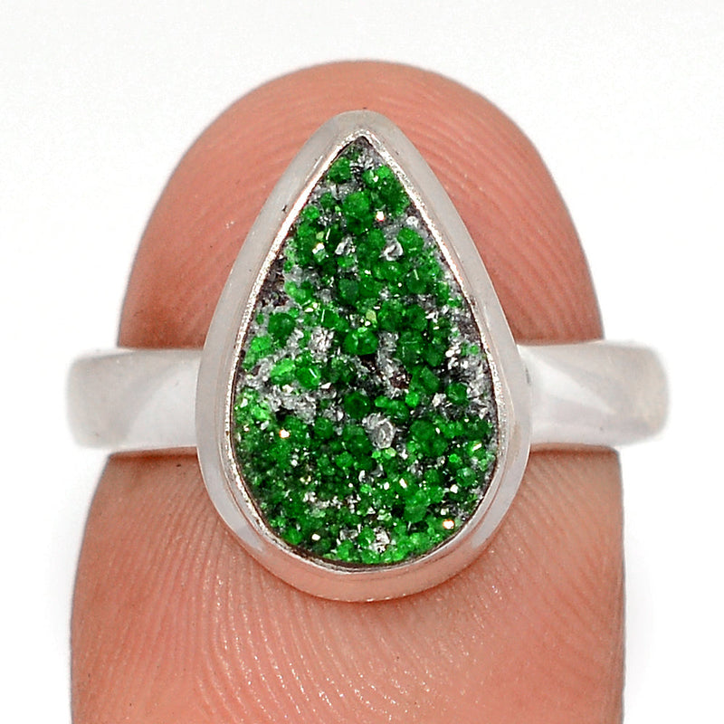 Uvarovite Green Garnet Ring - UGGR331