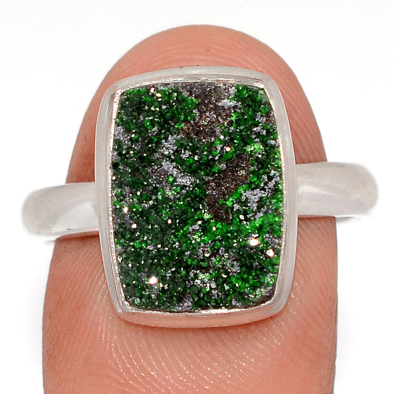 Uvarovite Green Garnet Ring - UGGR336