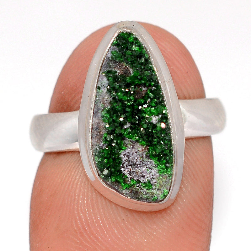Uvarovite Green Garnet Ring - UGGR340