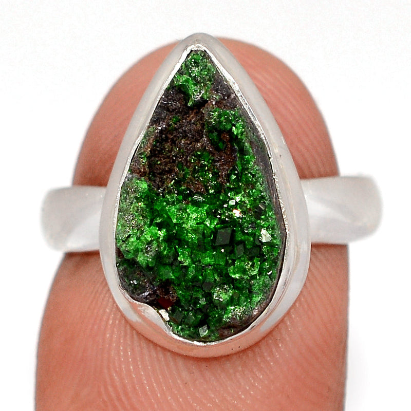 Uvarovite Green Garnet Ring - UGGR349
