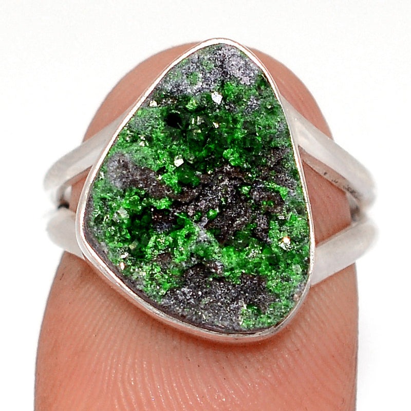 Uvarovite Green Garnet Ring - UGGR350