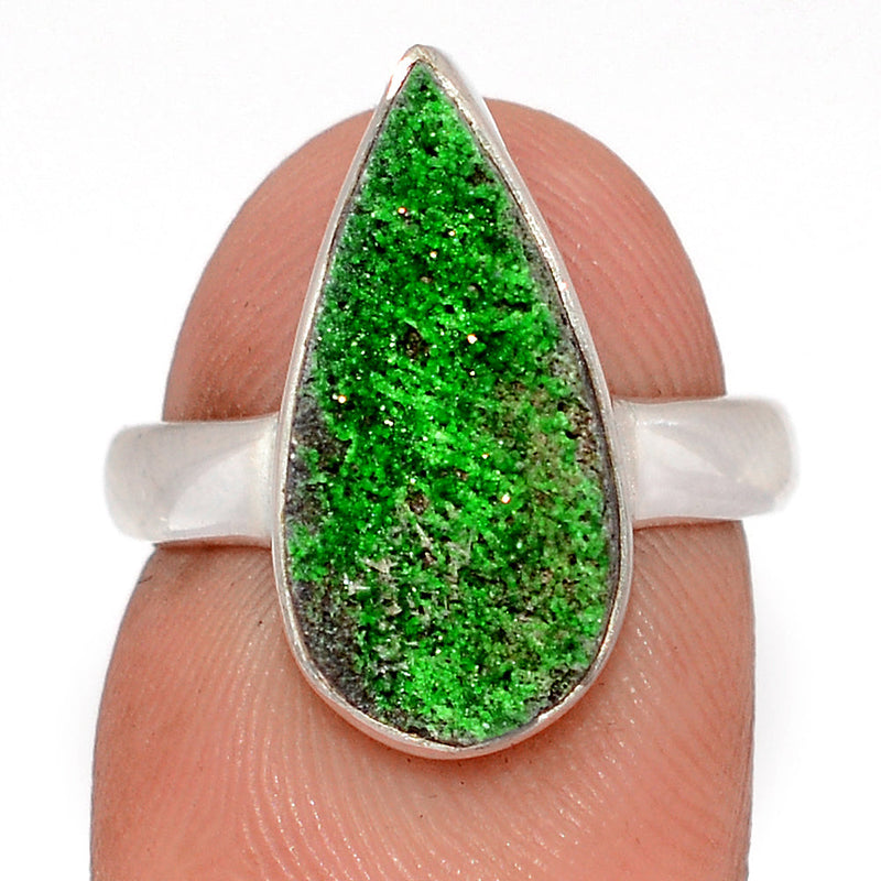 Uvarovite Green Garnet Ring - UGGR352