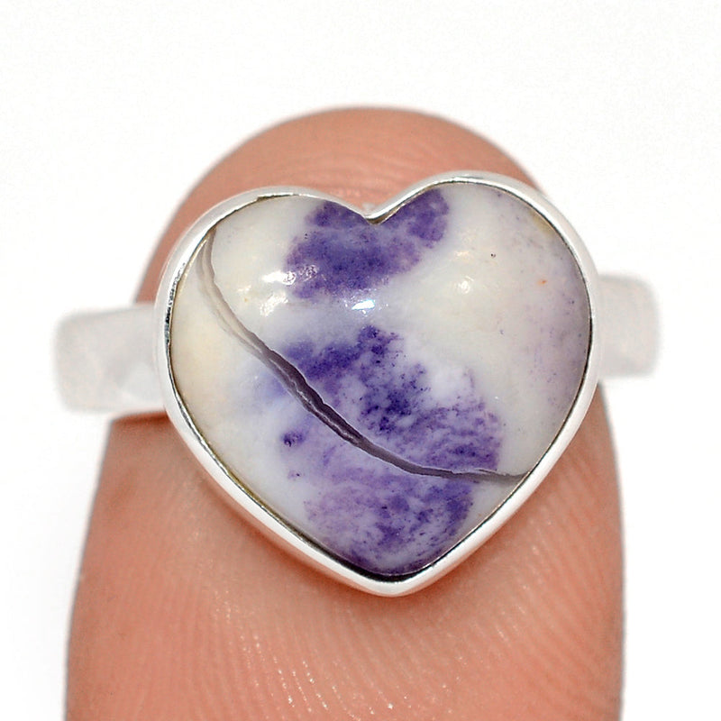 Heart - Violet Flame Opal Ring - VFOR506