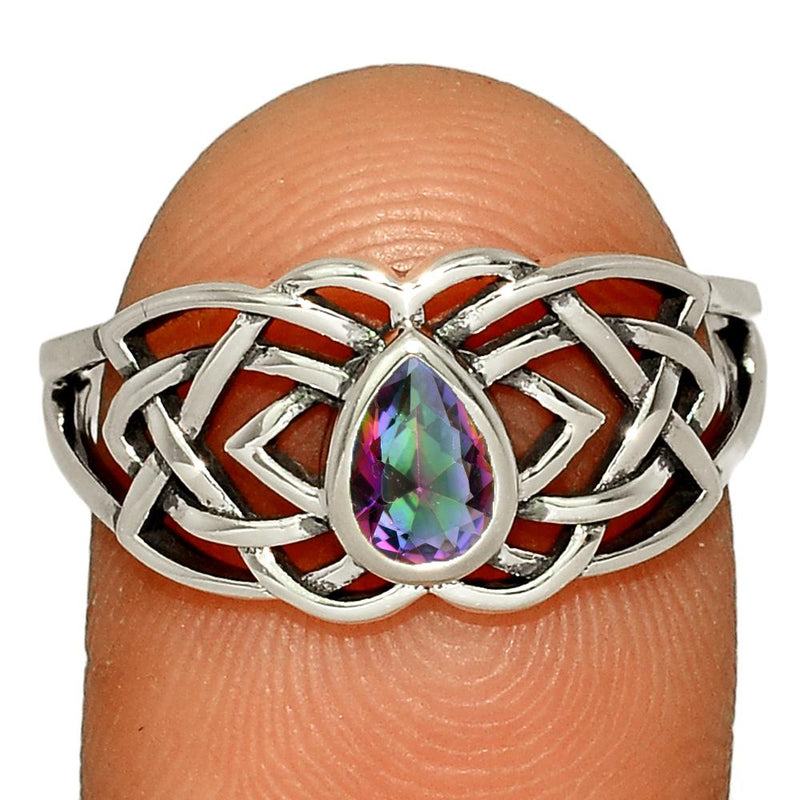 Celtic - Mystic Topaz Ring - CCR508-MT Catalogue