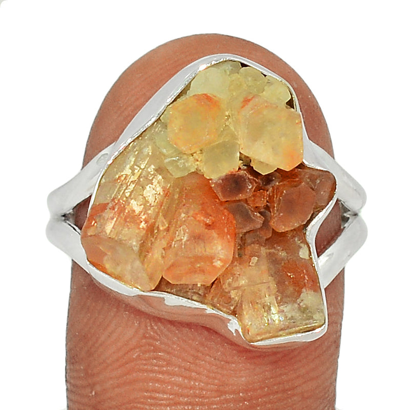 Aragonite Crystal Star Ring - ACSR105