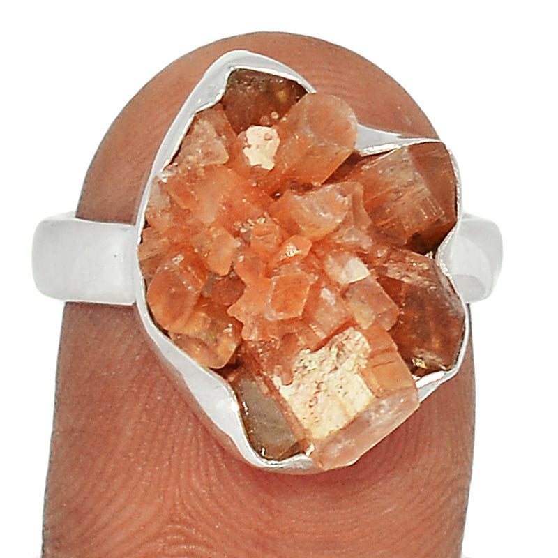 Aragonite Crystal Star Ring - ACSR109