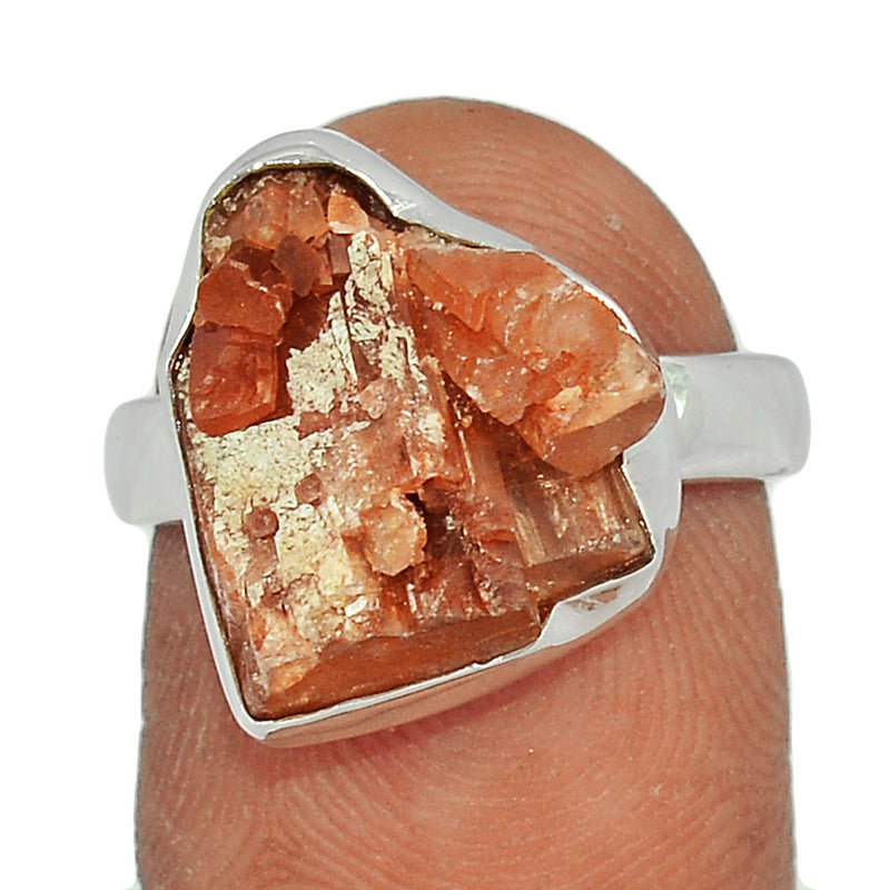 Aragonite Crystal Star Ring - ACSR116