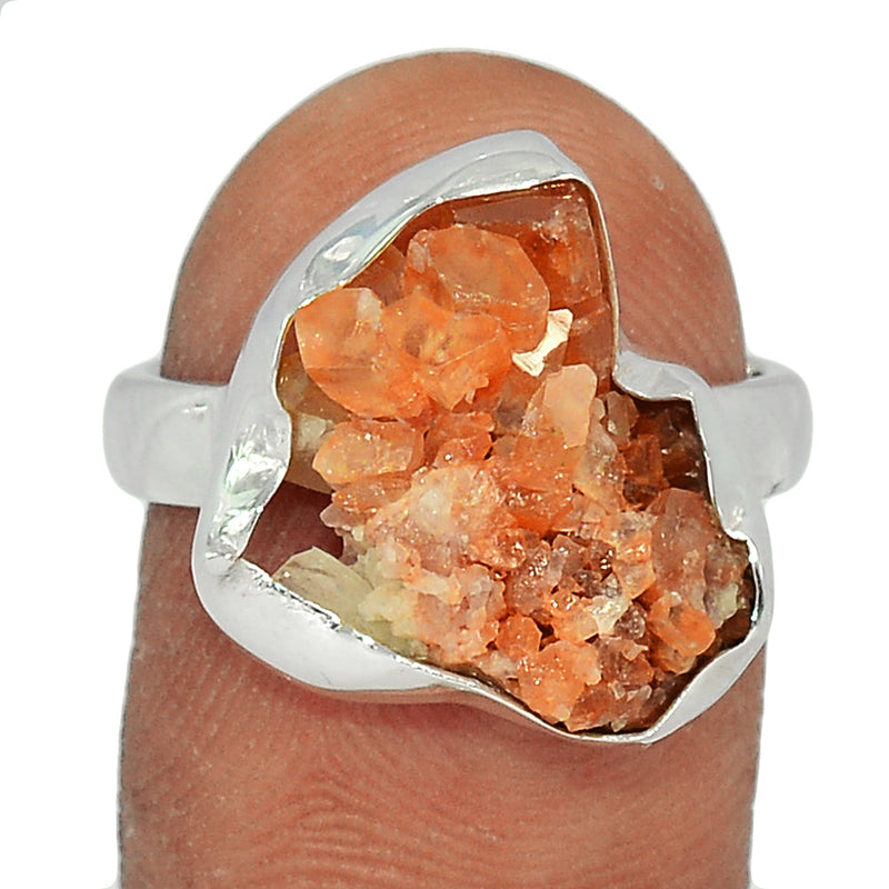 Aragonite Crystal Star Ring - ACSR118