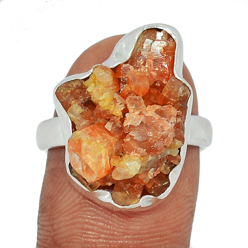Aragonite Crystal Star Ring - ACSR123