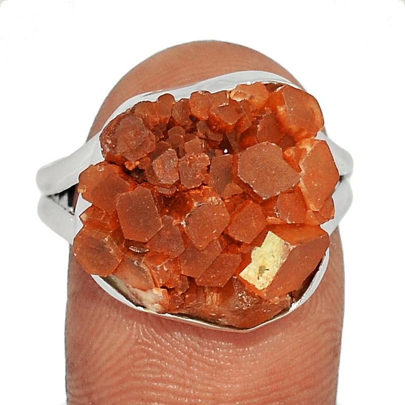 Aragonite Crystal Star Ring - ACSR124